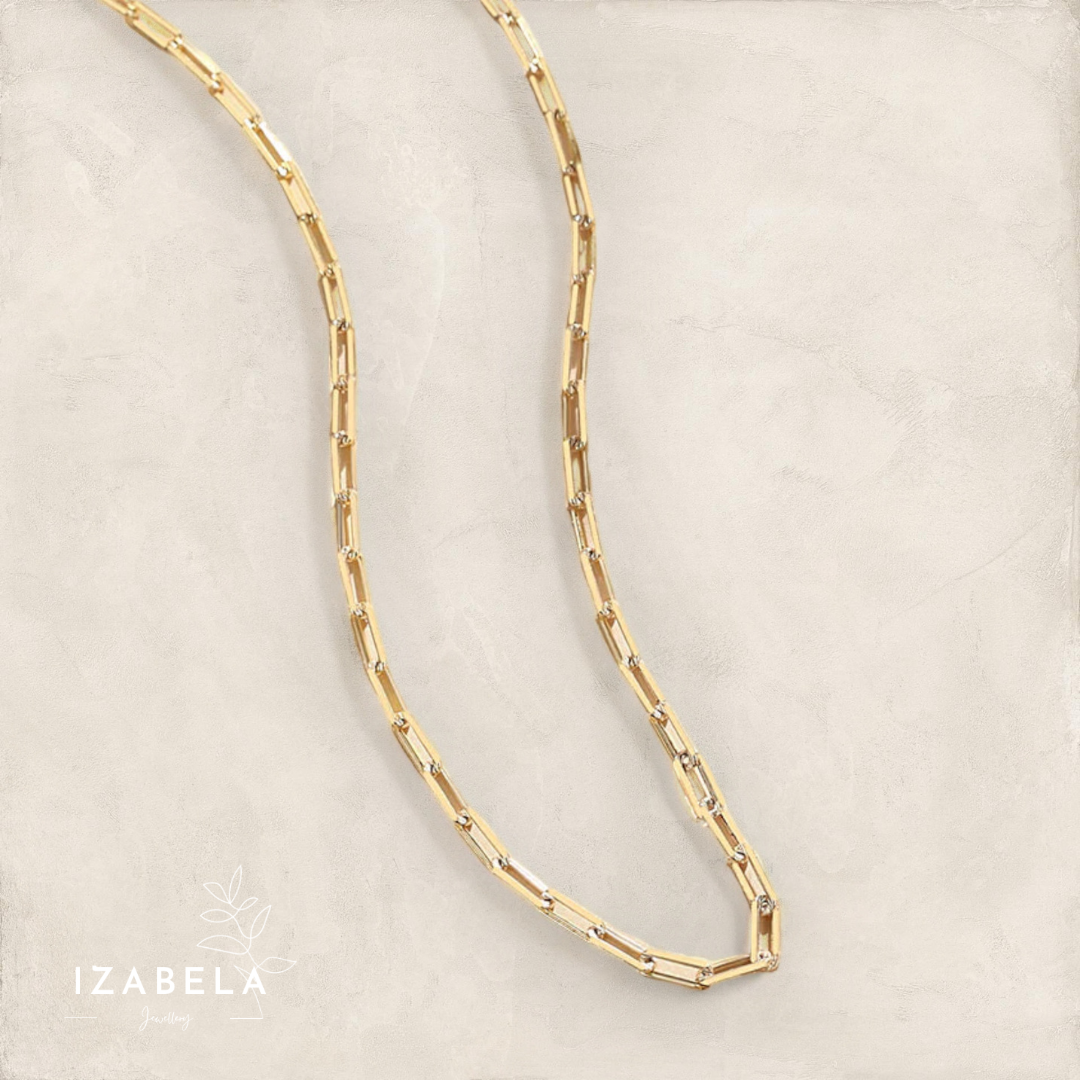 Figaro Cross Link Chain Necklace | Izabela Jewellery Figaro Cross Link Chain Necklace | Izabela Jewellery
