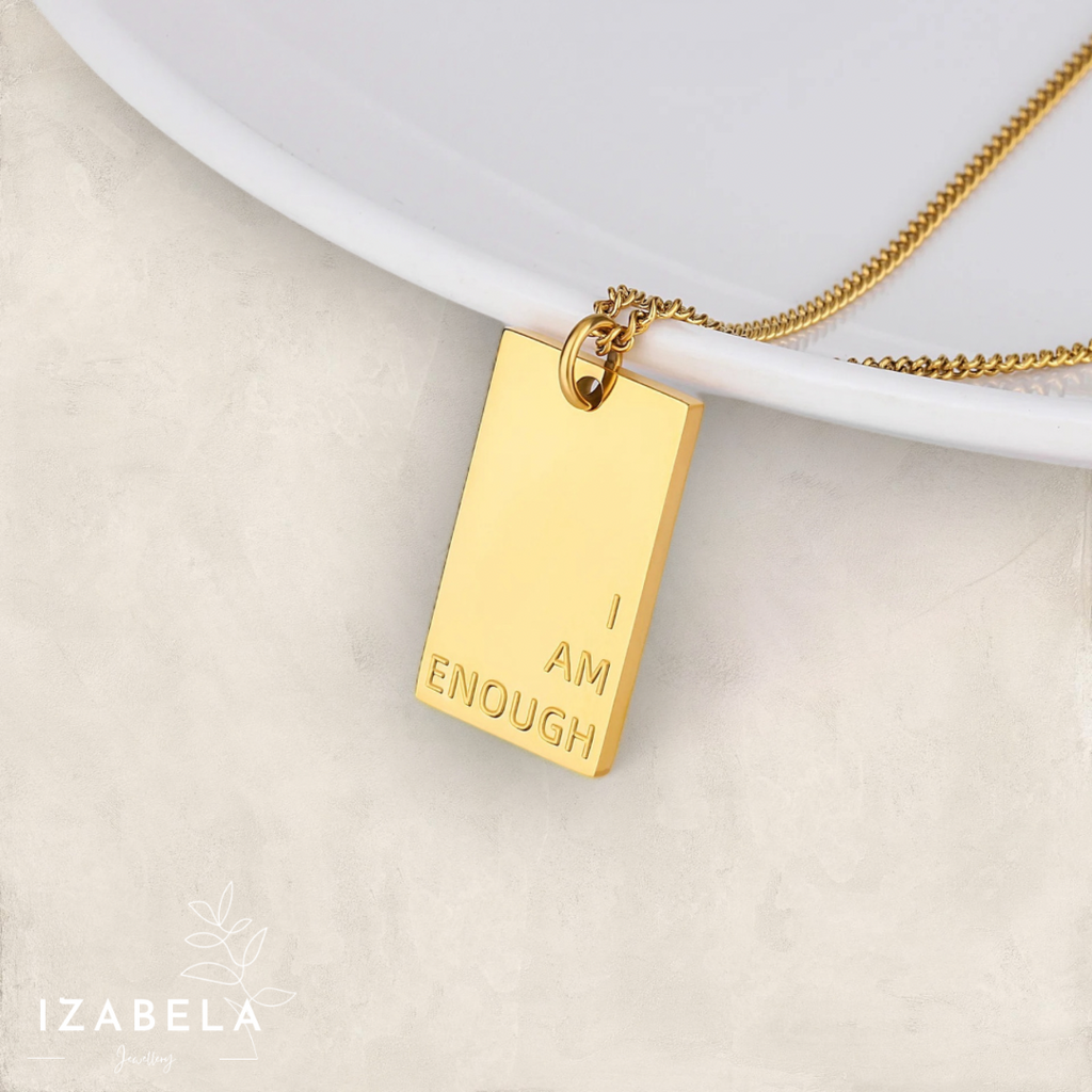 I Am Enough Pendent Necklace