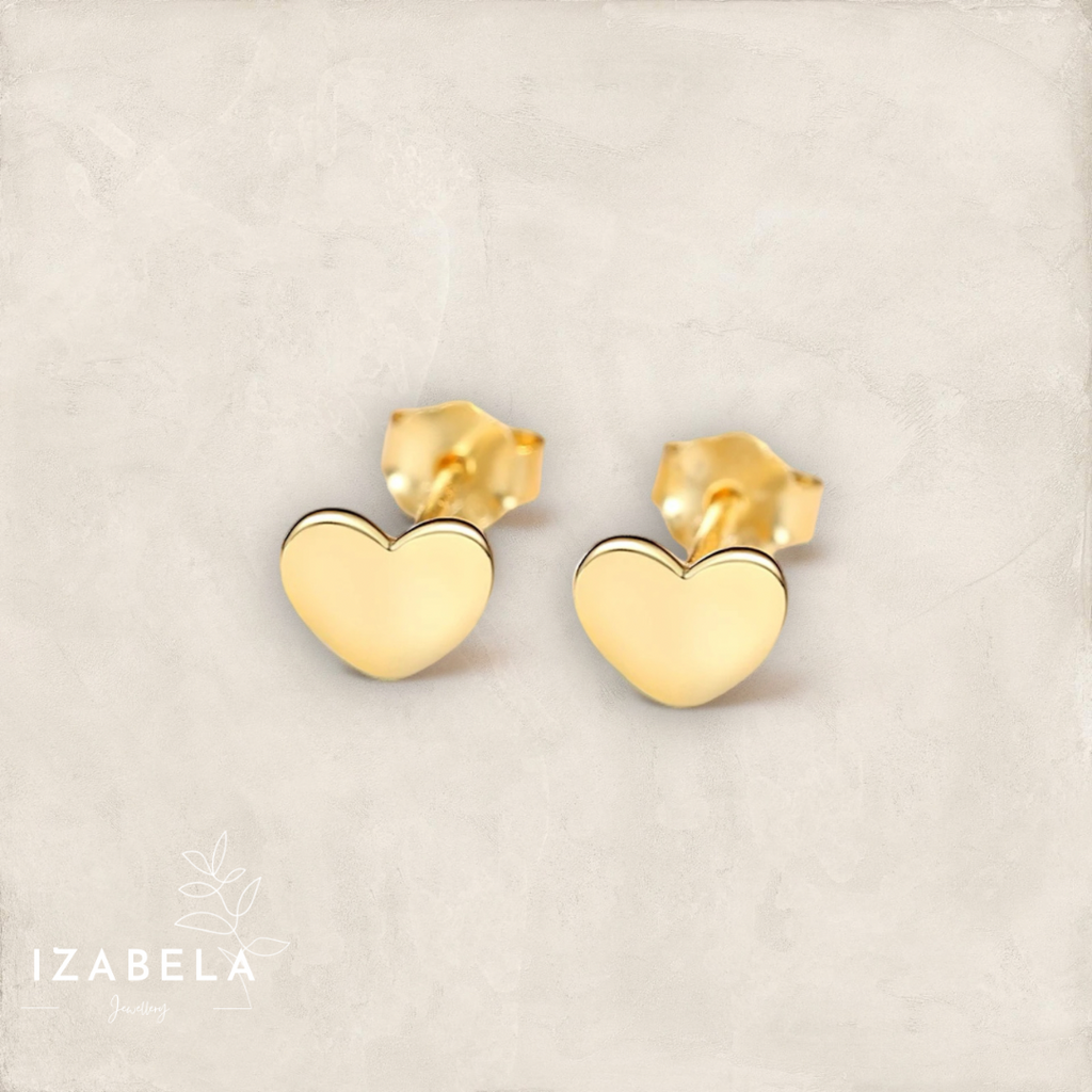 Mini Heart Stud Earrings