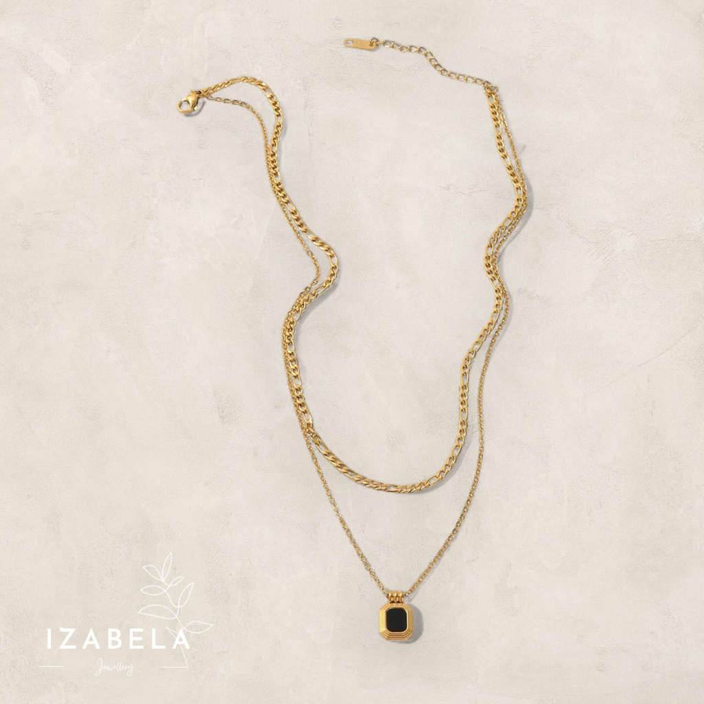 Cora Multi Paper Clip Chain Necklace