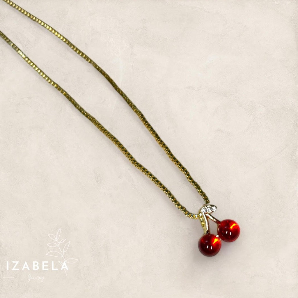 Cherry Pendant Necklace